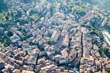 Cortona in the state Arezzo, Italy out of the air