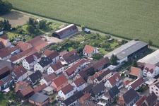 Saarstr in Kandel in the state Rhineland-Palatinate, Germany out of the air