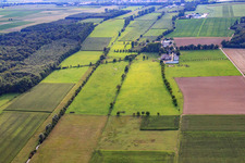 Palatino Ranch in Steinweiler in the state Rhineland-Palatinate, Germany seen from above