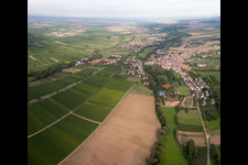District Klingen in Heuchelheim-Klingen in the state Rhineland-Palatinate, Germany from a drone
