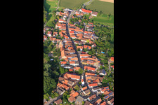 Upper Main Street from the west in Oberhausen in the state Rhineland-Palatinate, Germany