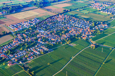 Village view from the northeast in Bornheim in the state Rhineland-Palatinate, Germany