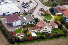 Entrance from the east: Karlshöhlchen in Freckenfeld in the state Rhineland-Palatinate, Germany