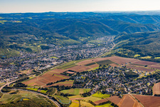 Town View of the streets and houses of the residential areas in Bad Neuenahr-Ahrweiler in the state Rhineland-Palatinate