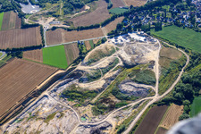 Clay pit of the Kettiger Thonwerke - Lantershofen mine in the district Ringen in Grafschaft in the state Rhineland-Palatinate, Germany