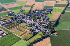 Village view from the southeast in the district Ramershoven in Rheinbach in the state North Rhine-Westphalia, Germany