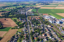 View of the town from the south in the district Ottenheim in Weilerswist in the state North Rhine-Westphalia, Germany