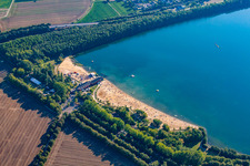 Swimming lake Gürzenich in the district Gürzenich in Düren in the state North Rhine-Westphalia, Germany