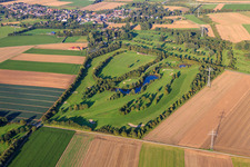 Oblique view of Golf Club Mönchengladbach-Wanlo eV in the district Wanlo in Mönchengladbach in the state North Rhine-Westphalia, Germany
