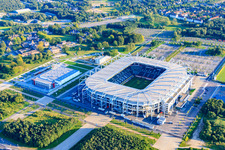 BORUSSIA-PARK football stadium in the district Rheindahlen-Land in Mönchengladbach in the state North Rhine-Westphalia, Germany