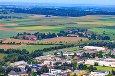 B5ß9 and Pastoratshof commercial area in Grefrath in the state North Rhine-Westphalia, Germany