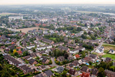 Town View of the streets and houses of the residential areas in Grefrath in the state North Rhine-Westphalia, Germany