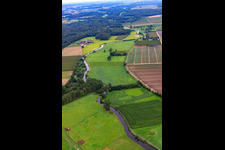 Mouth of the Nette into the Niers in the district Langdorf in Wachtendonk in the state North Rhine-Westphalia, Germany
