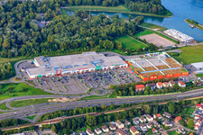 Maximilian Center from the southwest in the district Maximiliansau in Wörth am Rhein in the state Rhineland-Palatinate, Germany