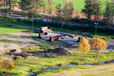 Skatepark at the Bienwaldhalle in Kandel in the state Rhineland-Palatinate, Germany