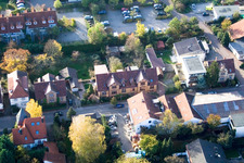 Drone image of Bismarckstr in Kandel in the state Rhineland-Palatinate, Germany