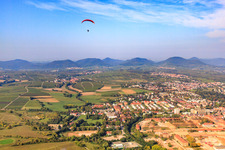 Aerial view of Vauban Quarter from the east in Landau in der Pfalz in the state Rhineland-Palatinate, Germany
