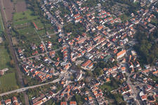 City hall in the district Bad Langenbrücken in Bad Schönborn in the state Baden-Wuerttemberg, Germany