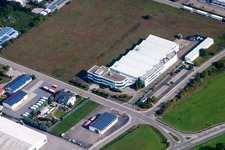 Building and production halls on the premises of SEW-EURODRIVE Oestringen GmbH in Oestringen in the state Baden-Wurttemberg, Germany