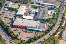 Building of the construction market Hornbach in Sinsheim in the state Baden-Wurttemberg, Germany