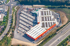 Hornbach Industrial Estate SW in Sinsheim in the state Baden-Wuerttemberg, Germany