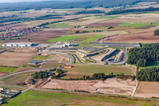 ADAC driving safety training area in the district Thüngfeld in Schlüsselfeld in the state Bavaria, Germany