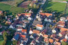 Settlement area in the district Roebersdorf in Hirschaid in the state Bavaria, Germany