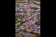 Wörthstr in Hördt in the state Rhineland-Palatinate, Germany from above