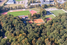 Tennis at the stadium in Kandel in the state Rhineland-Palatinate, Germany