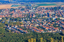 City view from the south in Kandel in the state Rhineland-Palatinate, Germany