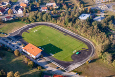 Sports grounds and football pitch of Rugby Lauterbourg in Lauterbourg in Grand Est, France