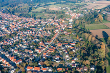 Cemetery in the district Neulauterburg in Lauterbourg in the state Bas-Rhin, France