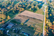 Oblique view of Jockgrim in the state Rhineland-Palatinate, Germany
