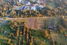 Jockgrim in the state Rhineland-Palatinate, Germany out of the air