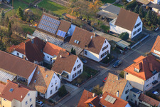 Birkenstr in Kandel in the state Rhineland-Palatinate, Germany from above