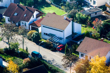 Klingbachstr in Steinweiler in the state Rhineland-Palatinate, Germany out of the air