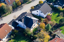 Drone image of Klingbachstr in Steinweiler in the state Rhineland-Palatinate, Germany