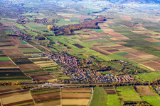 Village from the east in Winden in the state Rhineland-Palatinate, Germany