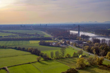 Motorway bridge over the Rhine near Speyer from the northeast in Hockenheim in the state Baden-Wuerttemberg, Germany