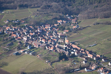 Aerial photograpy of Rott in the state Bas-Rhin, France