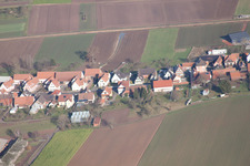 Bird's eye view of Schleithal in the state Bas-Rhin, France