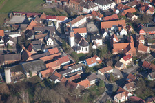 Salmbach in the state Bas-Rhin, France out of the air