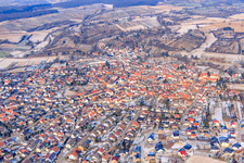 In winter in the district Unteröwisheim in Kraichtal in the state Baden-Wuerttemberg, Germany