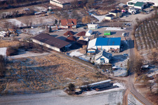 Aerial photograpy of District Neuenbürg in Kraichtal in the state Baden-Wuerttemberg, Germany