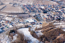 Aerial photograpy of AVN GmbH in the district Neuenbürg in Kraichtal in the state Baden-Wuerttemberg, Germany