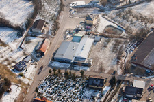AVN GmbH in the district Neuenbürg in Kraichtal in the state Baden-Wuerttemberg, Germany viewn from the air
