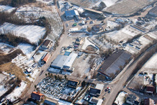 Drone recording of AVN GmbH in the district Neuenbürg in Kraichtal in the state Baden-Wuerttemberg, Germany