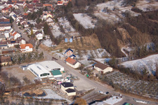 AVN GmbH in the district Neuenbürg in Kraichtal in the state Baden-Wuerttemberg, Germany seen from a drone