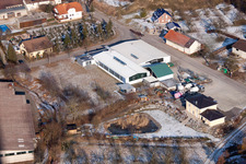Aerial photograpy of AVN GmbH in the district Neuenbürg in Kraichtal in the state Baden-Wuerttemberg, Germany