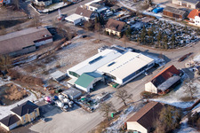 AVN GmbH in the district Neuenbürg in Kraichtal in the state Baden-Wuerttemberg, Germany viewn from the air